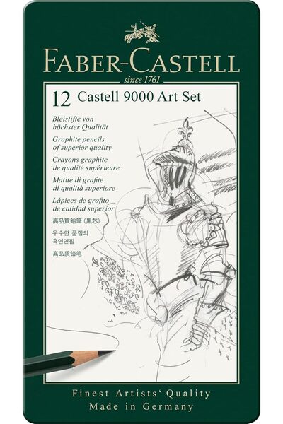 Generic Faber Castell Castell 9000 Graphite Pencil 12-Pieces