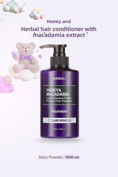 Generic Brand كوندال عسل ومكاديميا بروتين معالج 500 مل بودرة أطفال - بلسم مرط...