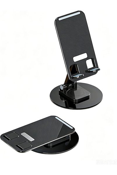 Generic 2 PCS Adjustable Cell Phone Stand, 360° Rotatable Desktop Phone Holde...