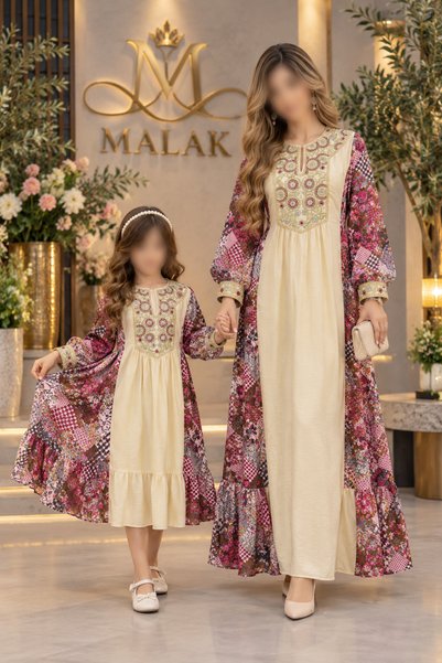 MALAAK جلابيات الام والبنت