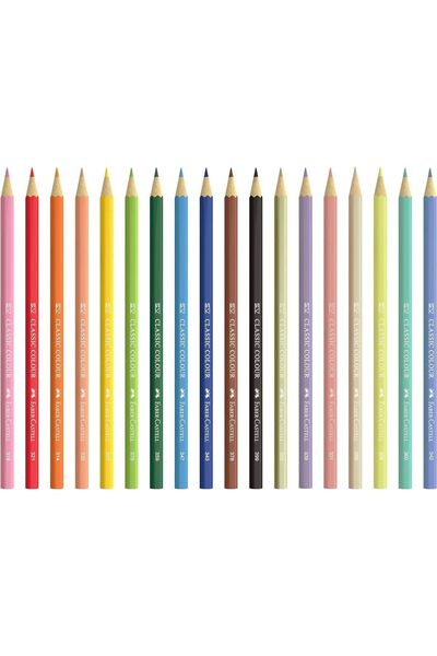 Faber-Castell Yayınları أقلام تلوين كلاسيكية من فابر-كاستل بـ 12 لونًا في علب...