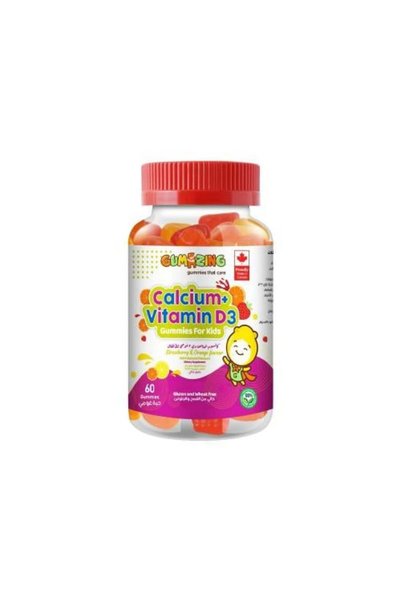 Generic Brand Gummyzng Calcium & Vitamin D3 Gummies for Kids – 60 Count