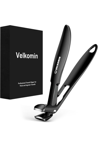 Velkomin Nail Clippers for Hard Nails Thick Toenails, Surgical Grade Stainles...