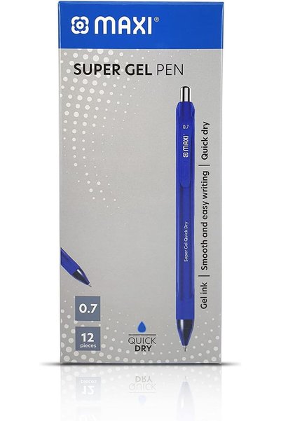 Jovi MAXI GEL PEN 0.7MM BOX OF 12 PC BLUE