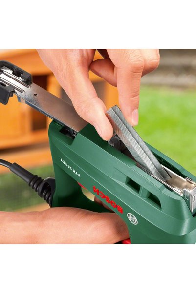 Bosch Home and Garden Zımba - PTK 14 EDT (1000 zımba ile teslim edilir, tip 53, uzunluk 10 mm), Yeşi