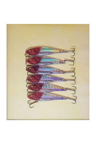 ZEROXO 6 Pieces of 20 Gr 3D Uv Vibrating Metal Jig