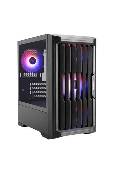 1ST PLAYER BULLET HUNTER H2 400W 4X12CM RAINBOW FAN TEMPERLİ CAM USB 3.0 M-ATX KASA BX