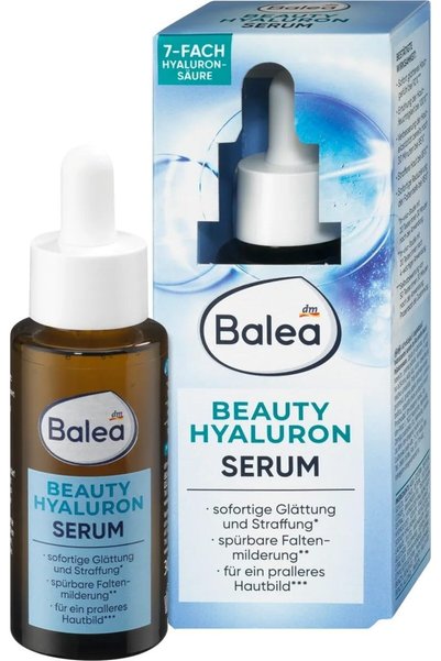 BALEA Beauty Hyaluron Face Serum with 7 Types of Hyaluronic Acid, Hydrating C...