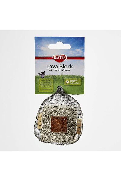 kaytee Lava Block Chew Toy