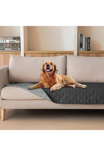 AZONEE بطانية للكلاب مقاومة للماء من الجانبين بنسبة 100% - غطاء سرير ناعم قاب...