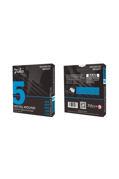 Choice أوتار باس كهربائية ZIKO DN-045125، 4/5/6 أوتار، من الفولاذ الكربوني سد...