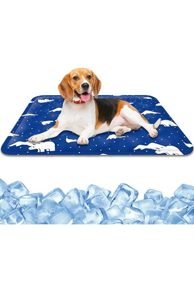 KASTWAVE Upgrade Self-Cooling Mat for Cats Dogs, Extra Large 20''x23'' Gel Co...
