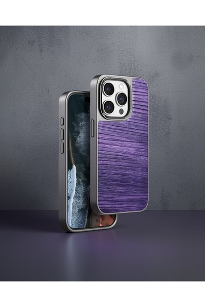Generic Brand Venco Apple iPhone 14 Pro Max Wave Cover - Deep Purple