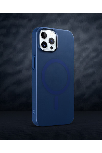 Generic Brand Joko Apple iPhone 15 Pro Tuna Pc Slim Magsafe Cover - Navy Blue