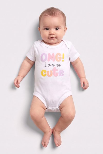 Bon Bebe Toddlers Girl 3 Pieces Allover Print Bodysuits, Multicolor