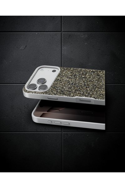 ASTRALTECH Onegif Apple iPhone 17 Pro Max Bright Glitter Cover - Desert Titanium