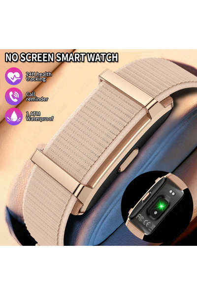 Generic Woven Strap Smart Bracelet Fitness Tracker Waterproof Heart Rate Moni...