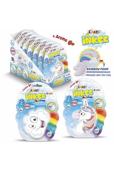 CRAZE Forme Efervescente Curcubeu Inkee pentru copii