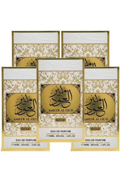 AMEER 5 قطع Al Oud Gold عطر 100ML