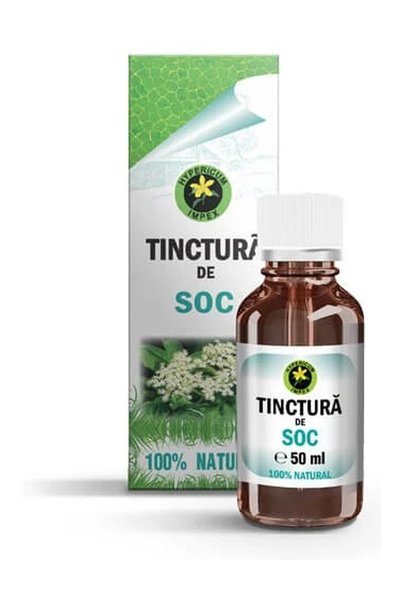 HYPERICUM Elderberry tincture Hypericum, dietary supplement from elderberry b...