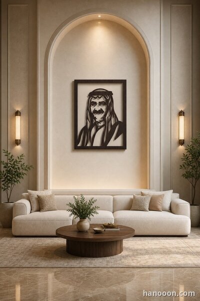 Generic Brand Sheikh Hamad bin Mohammed Al Sharqi - Wood & Acrylic