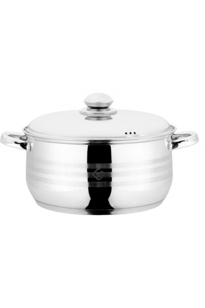 GRÜNBERG Set 2 x Cratita din Inox cu Capac din Inox, 20 cm, 3 l, Grunberg Gr1920