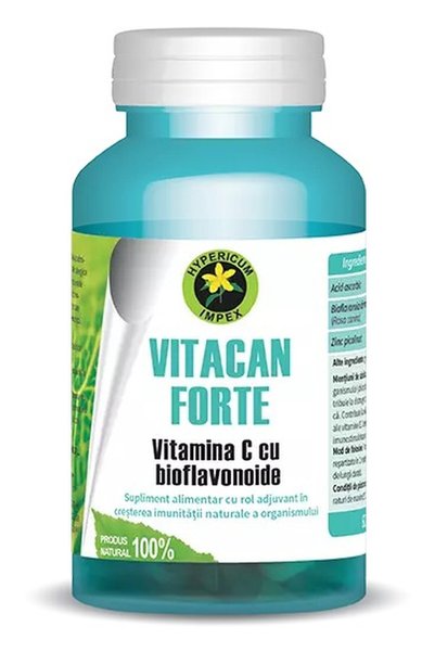 HYPERICUM Vitacan Forte Hypericum, supliment alimentar cu extract de macese, ...