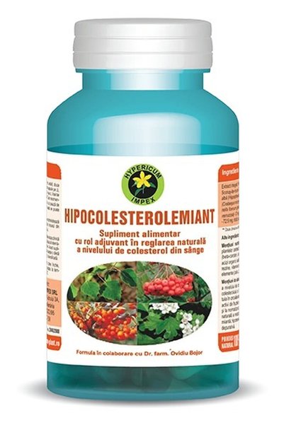 HYPERICUM Hipocolesterolemiant Hypericum, supliment alimentar cu extract din ...