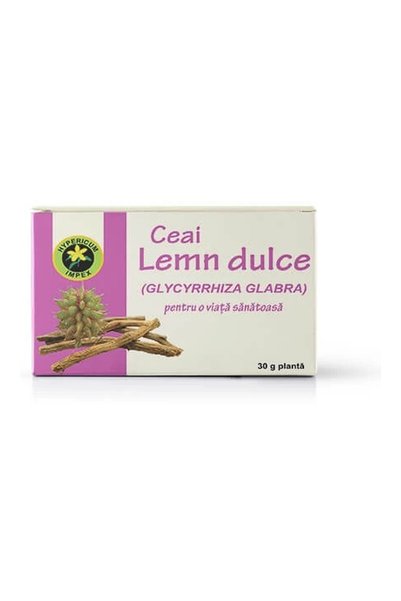 HYPERICUM Чай Сладък корен Hypericum, хранителна добавка от корен (Glycyrrhiz...
