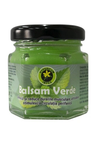 HYPERICUM Balsam Verde με έλαια καμφοράς, μέντας και ευκαλύπτου, 45 ml