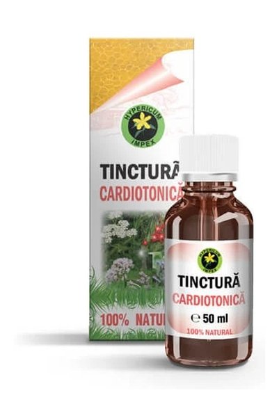 HYPERICUM Tinctura Cardiotonica Hypericum, supliment alimentar din 10 plante,...