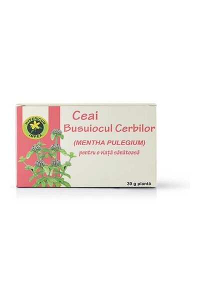 HYPERICUM Ceai Busuiocul Cerbilor Hypericum, supliment alimentar din Mentha p...