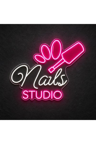 Generic Brand Nails Studio Neon Sign