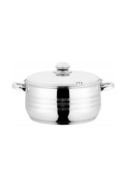 GRÜNBERG Cratita din Inox cu Capac, 34 cm , 14.50 l, Grunberg