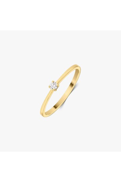 Indira Jewelry Inel din aur Timeless - Diamant 0.05 CT