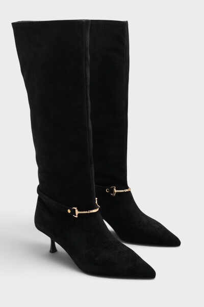 Capone Outfitters Kiara Ankle Accessory Pointed Toe Thin Heeled Stylish Women...