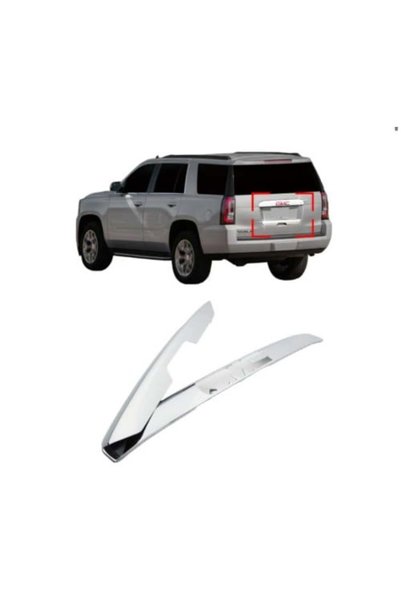 Generic غطاء صندوق السيارة من النيكل والكروم لسيارة يوكون موديلات 2015 إلى 2020