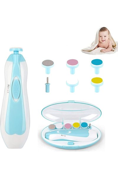ToolHouse Baby Electric Nail File Drill, 6-in-1 Baby Electric Nail Grinder, N...