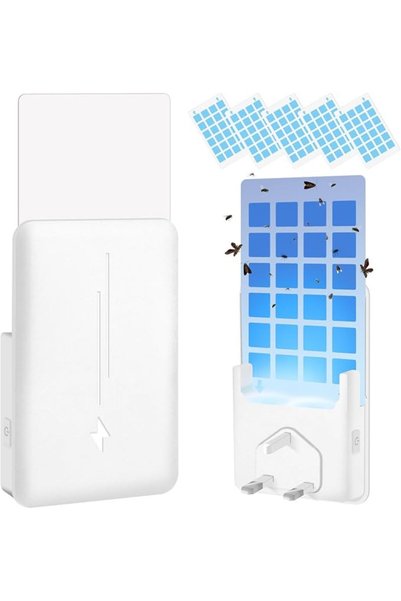 Yighlima 2-in-1 Mosquito Trap & Night Light, Indoor Flying Insect Catcher wit...