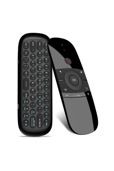 Noonedibs Telecomandă universală TV Air Mouse, tastatură wireless Fly Mouse c...