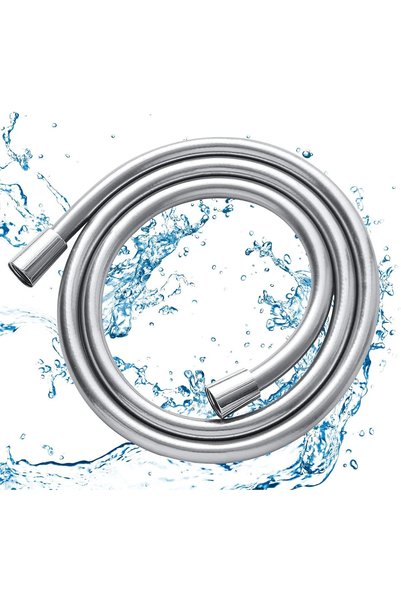 JOMOO Shower Hose, 1.5m Flexible Replacement Handheld Hose with Anti-Twist Br...