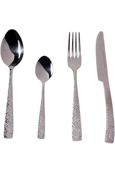 GRÜNBERG Set 2 x Tacamuri Argintii din Inox, 24 Piese, Grunberg