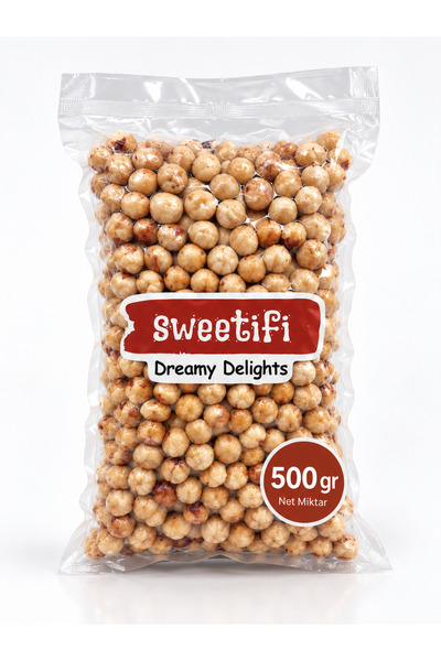 SWEETİFİ Kavrulmuş Fındık, Yeni Mahsül, Vakumlu Paket - 500 g