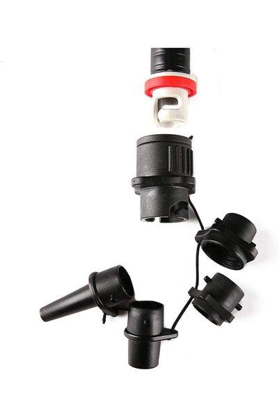 Noonedibs Adaptor pompă caiac inflator duză compresor accesoriu inflator hard...