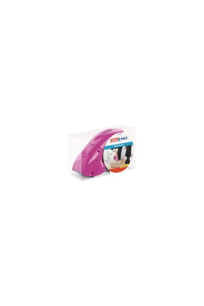Tesa Pack N Go Dispenser de bandă adezivă - 50 mm x 50 m, Manual cu 1 bandă a...
