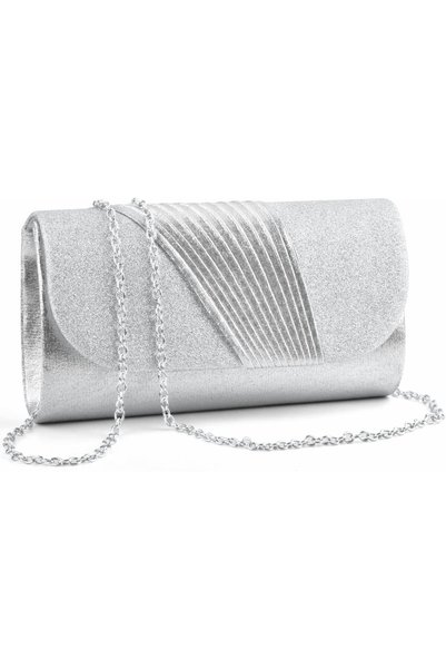 Generic Clutch Purses for Women Evening Bag with Chain Formal Party Sparkly C...