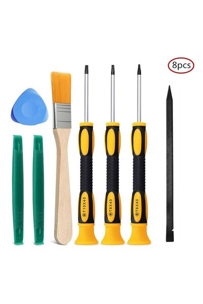 Noonedibs Kit de demontare PS4 PS3 PS5 Xbox one/360 Șurubelniță tip stea T6 T...