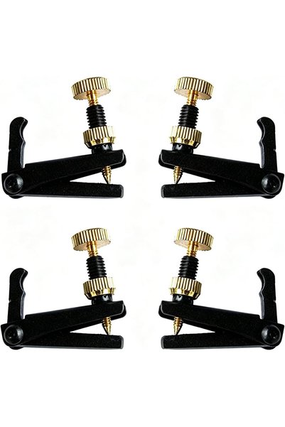 Generic 4 Pack Violin Fine Tuners,for 4/4-3/4 Violin,Metal String Adjusters,N...