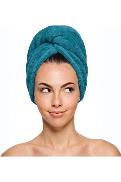 Generic 100% Cotton Terry Hair Towel Wrap التفاف منشفة الشعر, Bath Shower Hea...