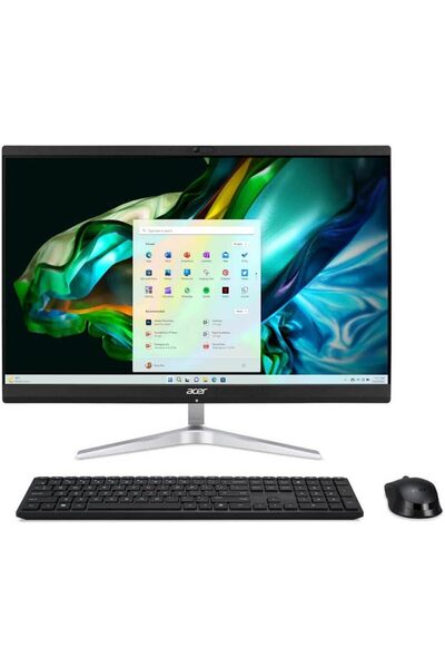 Generic كمبيوتر مكتبي الكل في واحد Aspire C24، معالج Intel Core i3-120U، ذاكر...